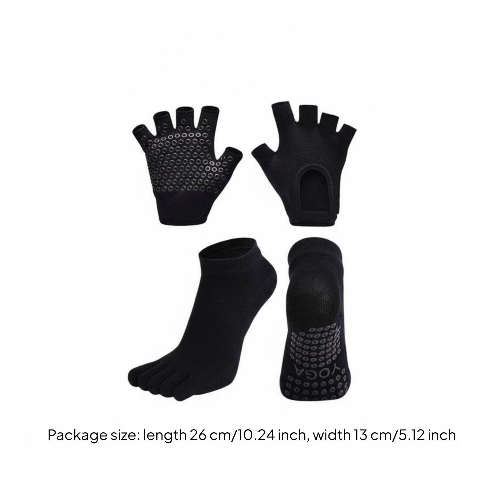 Grip Sock Yoga - Calcetines de Pilates para Mujer, Antideslizantes,