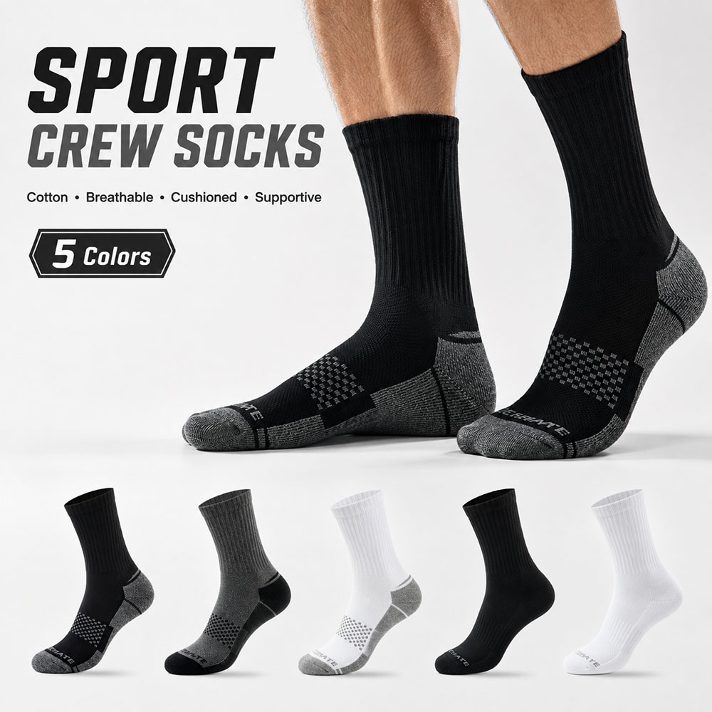 Dress Sock Men - 10 pares de calcetines deportivos para