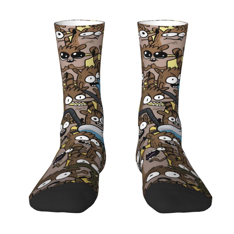 Dress Sock Men - Calcetines de vestir personalizados R-Regular Show