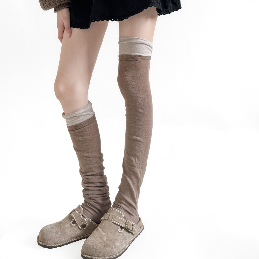 Boot Sock Slouchy - Calentadores de piernas holgados con puño
