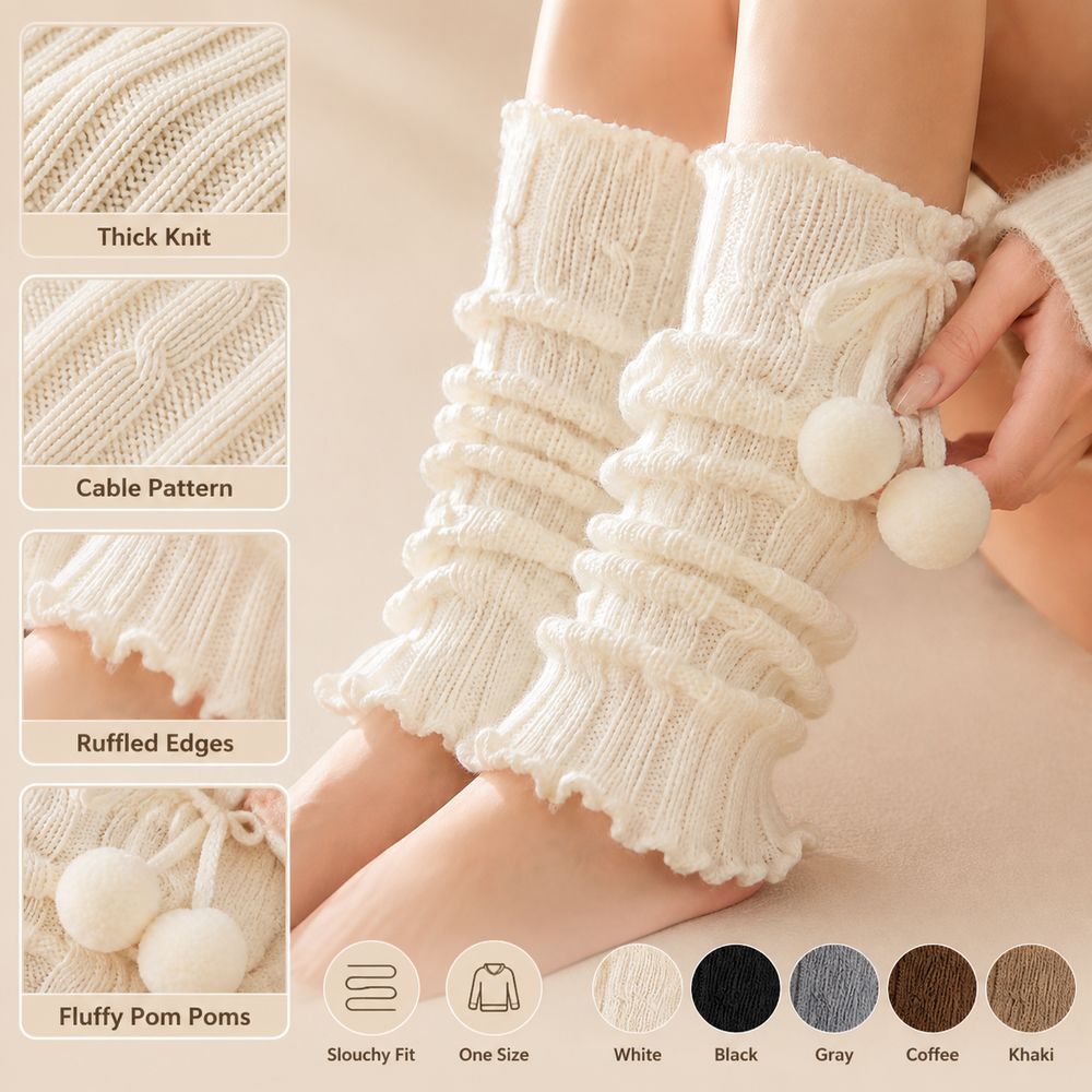 Calentadores de piernas de pun - Boot Sock Slouchy reseña y precio